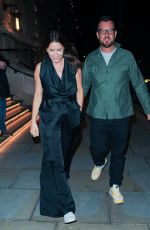 LISA SNOWDON Out for Dinner in London 07/14/2023