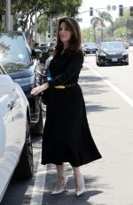 LISA VANDERPUMP Filming Vanderpump Rules at Tom Tom Restaurant in West Hollywood 07/15/2023