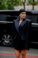 LIVIA NUNES MARQUES Arrives at Alexandre Vauthier Fall/Winter 23/24 Haute Couture Show in Paris 07/04/2023