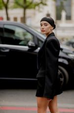 LIVIA NUNES MARQUES Arrives at Alexandre Vauthier Fall/Winter 23/24 Haute Couture Show in Paris 07/04/2023