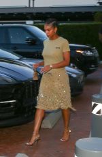 LORI HARVEY Leaves Dinner at Lucky