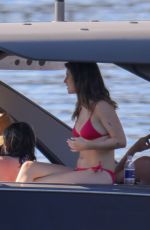 LORI LOUGHLIN and ISABELLA ROSE GIANNULLI in Bikinis at a Boat on Lake Coeur d