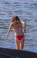 LORI LOUGHLIN and ISABELLA ROSE GIANNULLI in Bikinis at a Boat on Lake Coeur d