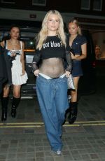 LOTTIE MOSS at Chiltern Firehouse in London 06/29/2023