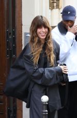 LOU DOILLON Arrives at Balenciaga Haute Couture Spring/Summer 23/24 Show at Paris Fashion Week 07/05/2023