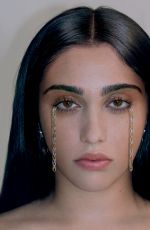 LOURDES LEON for Dion Lee Cage Chain Campaign, July 2023
