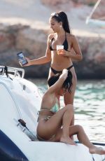 LOVE ISLAND GIRLS in Bikinis at a Yacht in Ibiza 07/06/2023