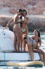 LOVE ISLAND GIRLS in Bikinis at a Yacht in Ibiza 07/06/2023