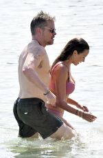 LUCIANA BARROSO in Bikini at Paraga Beach at Tasos Taverna in Mykonos 07/04/2023