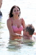 LUCIANA BARROSO in Bikini at Paraga Beach at Tasos Taverna in Mykonos 07/04/2023