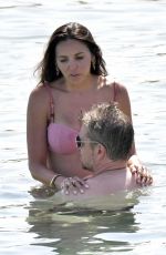 LUCIANA BARROSO in Bikini at Paraga Beach at Tasos Taverna in Mykonos 07/04/2023