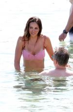 LUCIANA BARROSO in Bikini at Paraga Beach at Tasos Taverna in Mykonos 07/04/2023