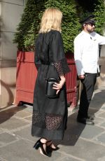 LUCIE DE LA FALAISE Leaves Her Hotel in Paris 07/02/2023