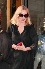 LUCIE DE LA FALAISE Leaves Her Hotel in Paris 07/02/2023