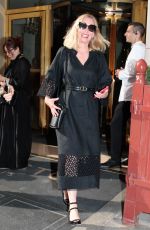 LUCIE DE LA FALAISE Leaves Her Hotel in Paris 07/02/2023