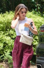 LUCY HALE Arrives at Edition Hotel in West Hollywood 07/23/2023