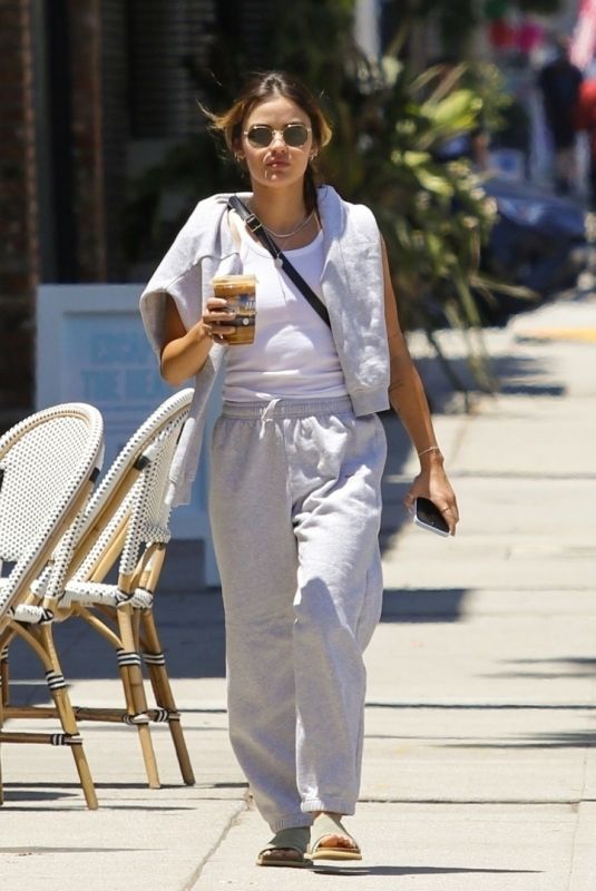 LUCY HALE Out Shopping in Studio City 07/08/2023