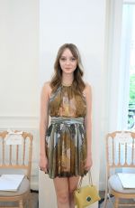 MADELEINE ARTHUR at Giambattista Valli Photocall at Paris Fashion Week 07/03/2023