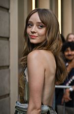 MADELEINE ARTHUR at Giambattista Valli Photocall at Paris Fashion Week 07/03/2023