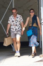MAGGIE GYLLENHAAL and Peter Sarsgaard Out in New York 07/24/2023