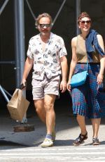 MAGGIE GYLLENHAAL and Peter Sarsgaard Out in New York 07/24/2023