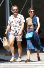 MAGGIE GYLLENHAAL and Peter Sarsgaard Out in New York 07/24/2023