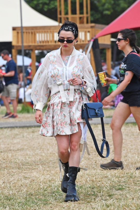 MAISIE WILLIAMS at Glastonbury Festival in Glastonbury 06/23/2023