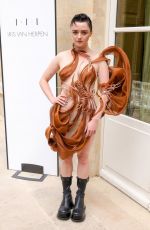 MAISIE WILLIAMS at Iris Van Herpen Haute Couture Fall/Winter 2023/2024 in Paris 03/07/2023