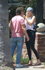 MALIN AKERMAN and Jack Donnelly Spend 4th of July Holiday at Alcove Restaurant in Los Feliz 07/04/2023