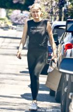MALIN AKERMAN Gets Breakfast from All Time in Los Feliz 07/12/2023