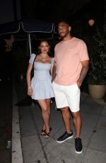 MARA TEIGEN on a Dinner Date at Lavo in West Hollywood 07/22/2023