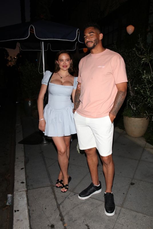 MARA TEIGEN on a Dinner Date at Lavo in West Hollywood 07/22/2023
