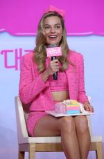MARGOT ROBBIE at Barbie Press Conference in Seoul 07/03/2023
