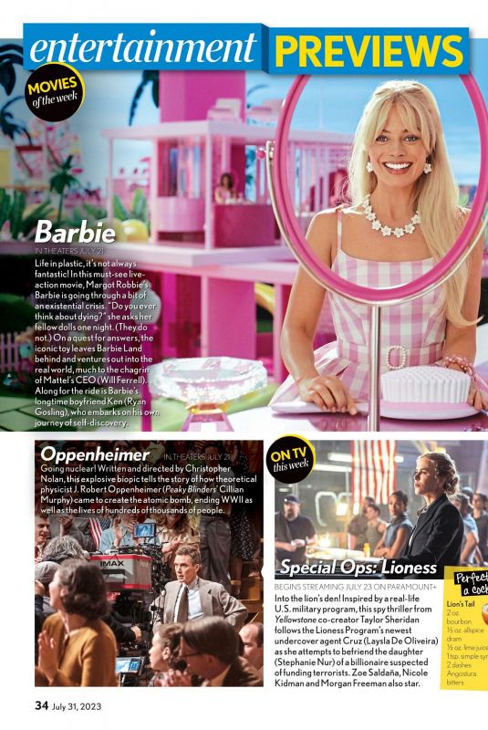 MARGOT ROBBIE in Life Style, July 2023