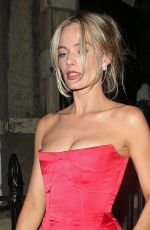 MARGOT ROBBIE Leaves Barbie Premiere Afterparty in London 07/12/2023