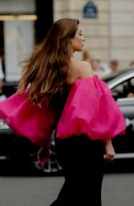 MARIELLA SARTO Arrives at Stephane Rolland Fall/Winter 23/24 Haute Couture Show in Paris 07/04/2023