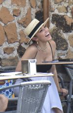 MARY FITZGERALD and Romanin Bonnet Out in Rome 07/08/2023