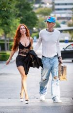 MEGAN FOX and Machine Gun Kelly Out in Calabasas 07/16/2023