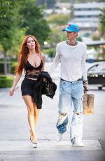 MEGAN FOX and Machine Gun Kelly Out in Calabasas 07/16/2023