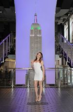 MELANIE CHISHOLM at The Empire State Building in New York 07/14/2023
