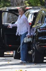 MELANIE GRIFFITH Out Visiting a Friend in Beverly Hills 07/17/2023