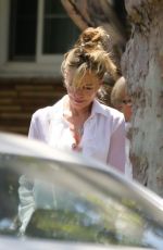 MELANIE GRIFFITH Out Visiting a Friend in Beverly Hills 07/17/2023