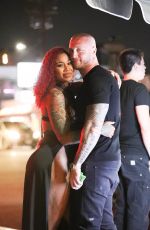 MELISSA MAYSING and Chet Hanks at Catch Steak in West Hollywood 07/09/2023