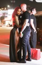 MELISSA MAYSING and Chet Hanks at Catch Steak in West Hollywood 07/09/2023