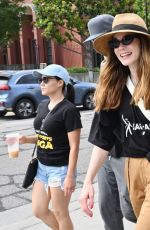 MICHELLE MONAGHAN at Sag-aftra Actors Union Strike in New York 06/17/2023