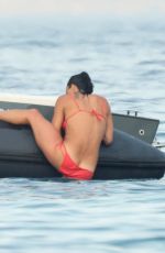 MICHELLE RODRIGUEZ in Bikini at a Yacht in Porto Cervo 07/24/2023