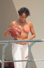 MICHELLE RODRIGUEZ in Bikini at a Yacht in Porto Cervo 07/24/2023