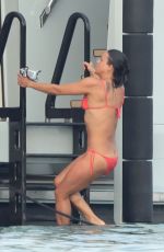 MICHELLE RODRIGUEZ in Bikini at a Yacht in Porto Cervo 07/24/2023