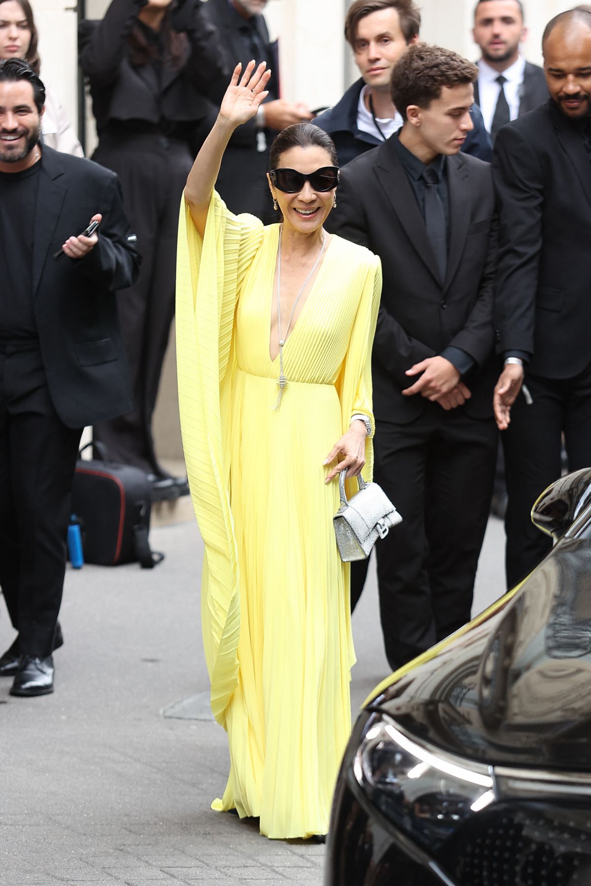MICHELLE YEOH Arrives at Balenciaga Haute Couture Show at Paris Fashion ...