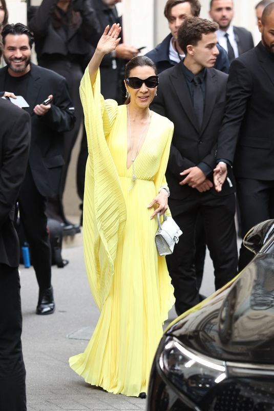 MICHELLE YEOH Arrives at Balenciaga Haute Couture Show at Paris Fashion Week 07/05/2023